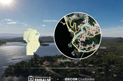 Embalse ya cuenta con un mapa digital para consultar infraestructura y servicios públicos en tiempo real