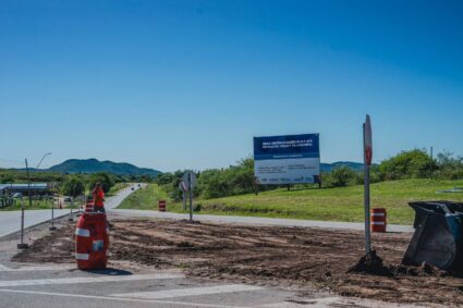 Villa Rumipal avanza con la construcción de una rotonda para mejorar el ingreso y la seguridad vial
