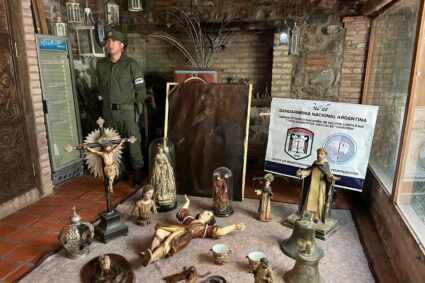 Patrimonio histórico: secuestraron piezas de arte sacro del siglo XVIII en la provincia de Córdoba