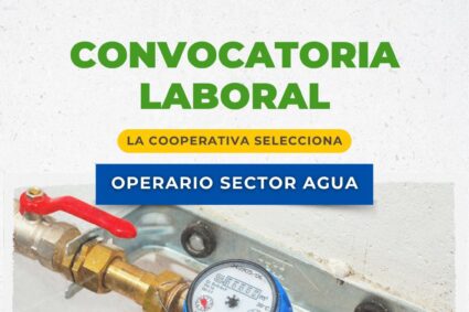 Búsqueda laboral en Almafuerte: la Cooperativa abre convocatoria para el sector de agua