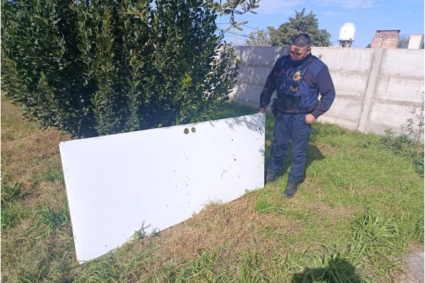 Tancacha: la policía recuperó una puerta que había sido robada a principios de mes