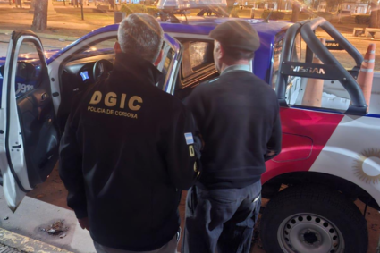 Violencia familiar en Oliva: Detuvieron a un hombre en un camino rural acusado de graves amenazas