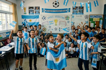 El Mundial de Fútbol llega a las aulas cordobesas: Las escuelas podrán transmitir los partidos de la Selección argentina