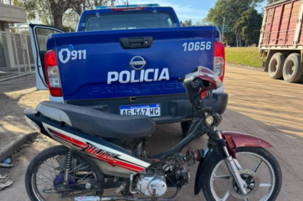 Controles preventivos en Corralito: la Policía secuestró dos motocicletas por infracciones viales