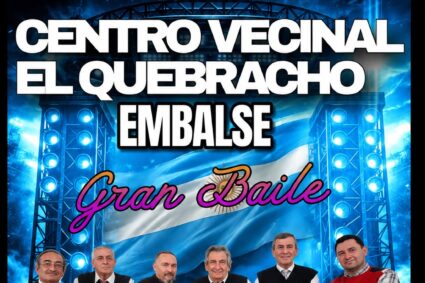 Propuesta cultural en Calamuchita: El Centro Vecinal El Quebracho de Embalse palpita un gran baile popular al ritmo del cuarteto