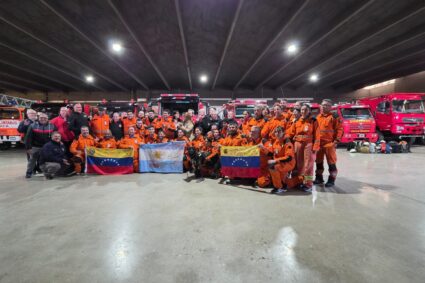 Orgullo provincial: Regresaron los brigadistas cordobeses tras la misión humanitaria por el terremoto en Venezuela