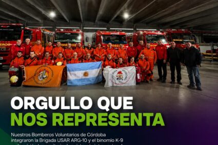 Orgullo provincial: Buscan reconocer en la Legislatura a los bomberos cordobeses que asistieron en el terremoto de Venezuela